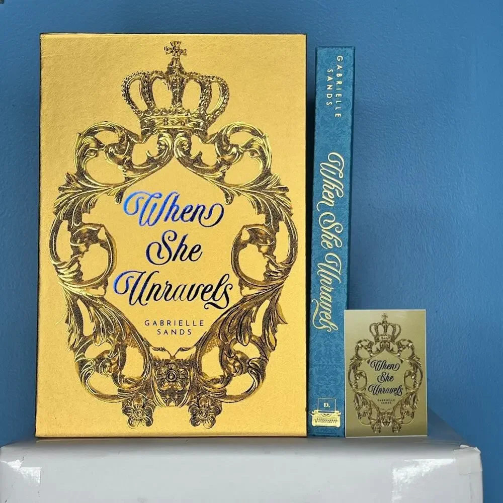 Darkly Bookish Box When She Unravels by Gabrielle Sands -May 2025 Exclusive Luxe